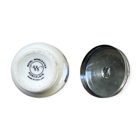 RARE Vintage Royal Worcester King Size Double Egg Coddler, 'Blackberry' Design - Picture 6 of 6